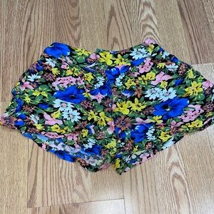 Floral print shorts